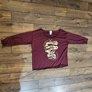 Torrid "I Solemnly Swear" Off the Shoulder Sweatshirt Size 2